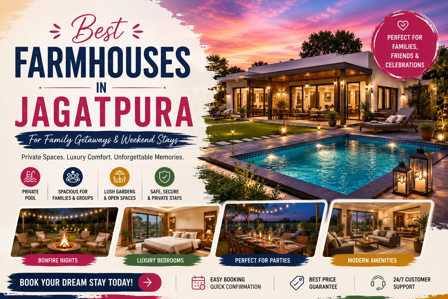 Best Farmhouse in Jagatpura
