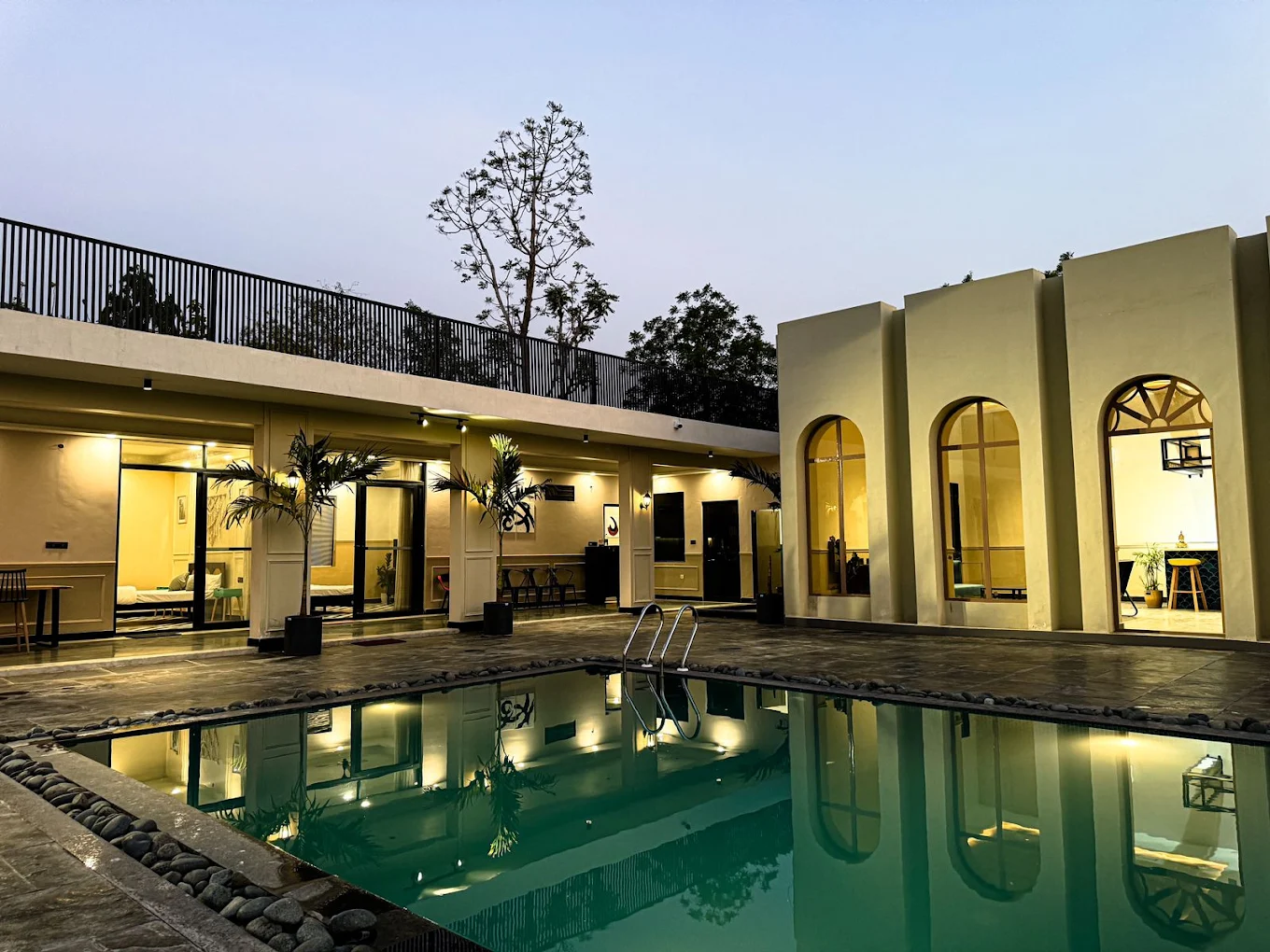 Aesthetic White Farm Jaipur