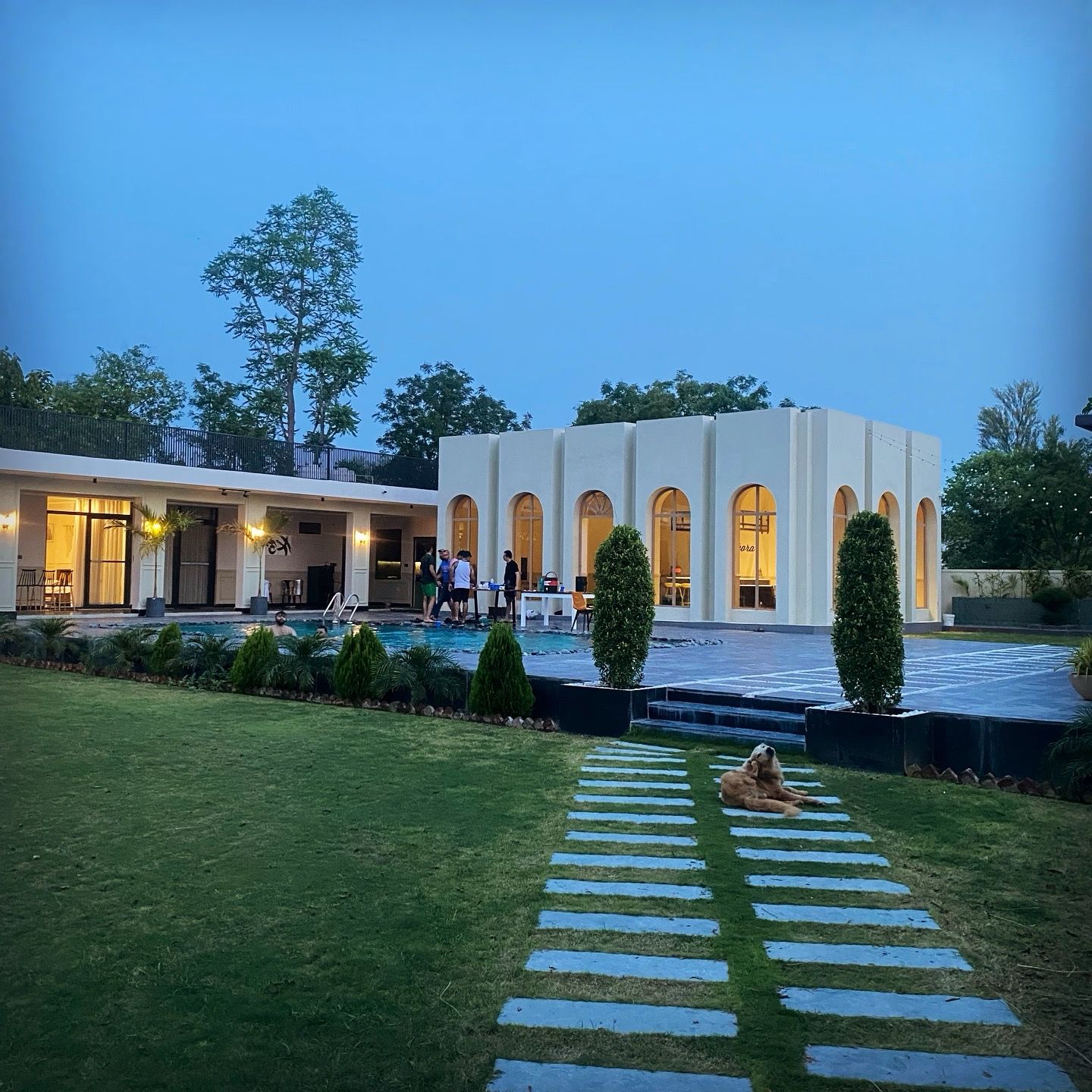 Aesthetic White Farm Jaipur