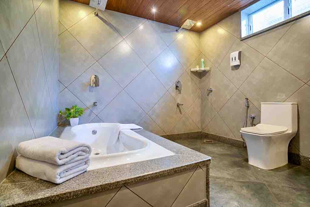 Sleek White 8BDR Villa Near Baga Beach