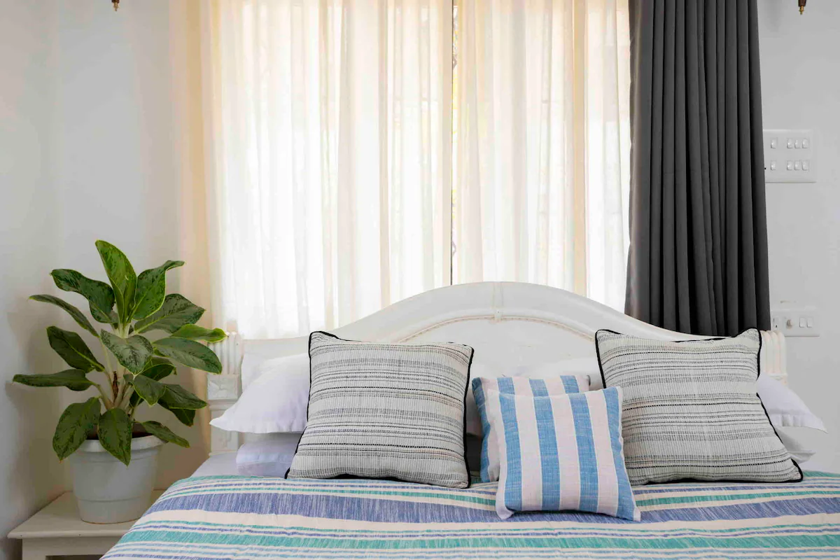 Sleek White 8BDR Villa Near Baga Beach