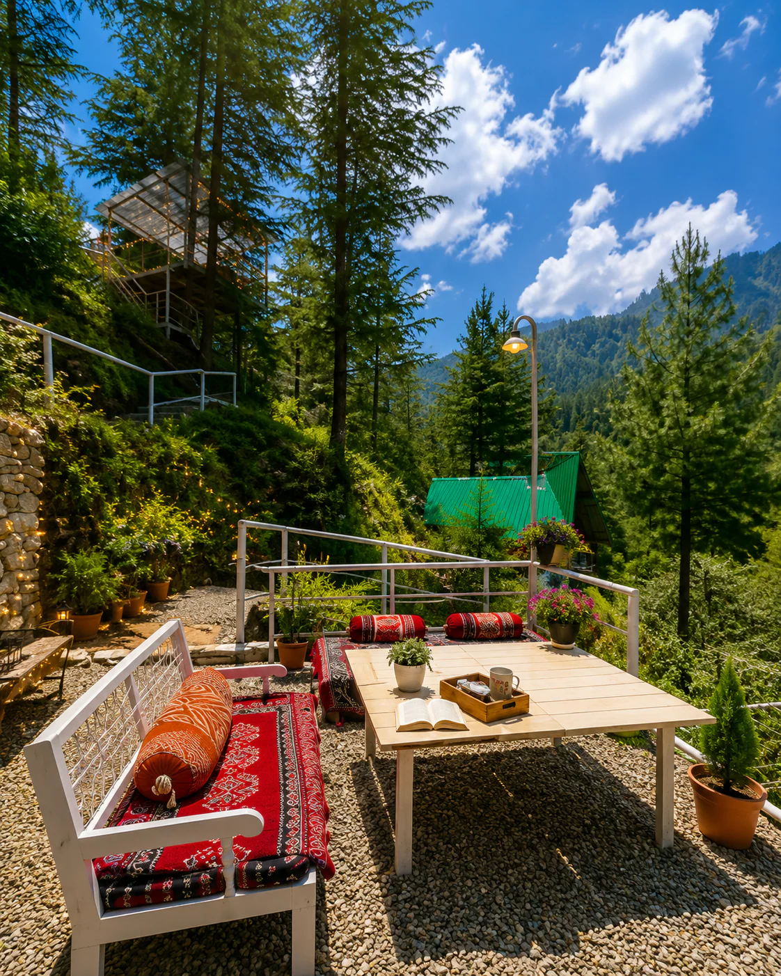 Buransh | Living Tree Glass Cabin Jibhi