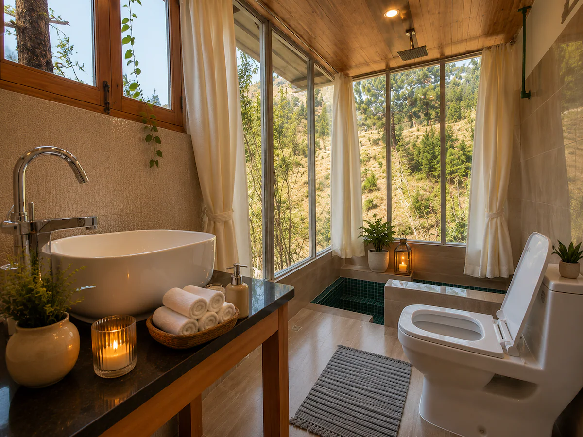 Buransh | Living Tree Glass Cabin Jibhi