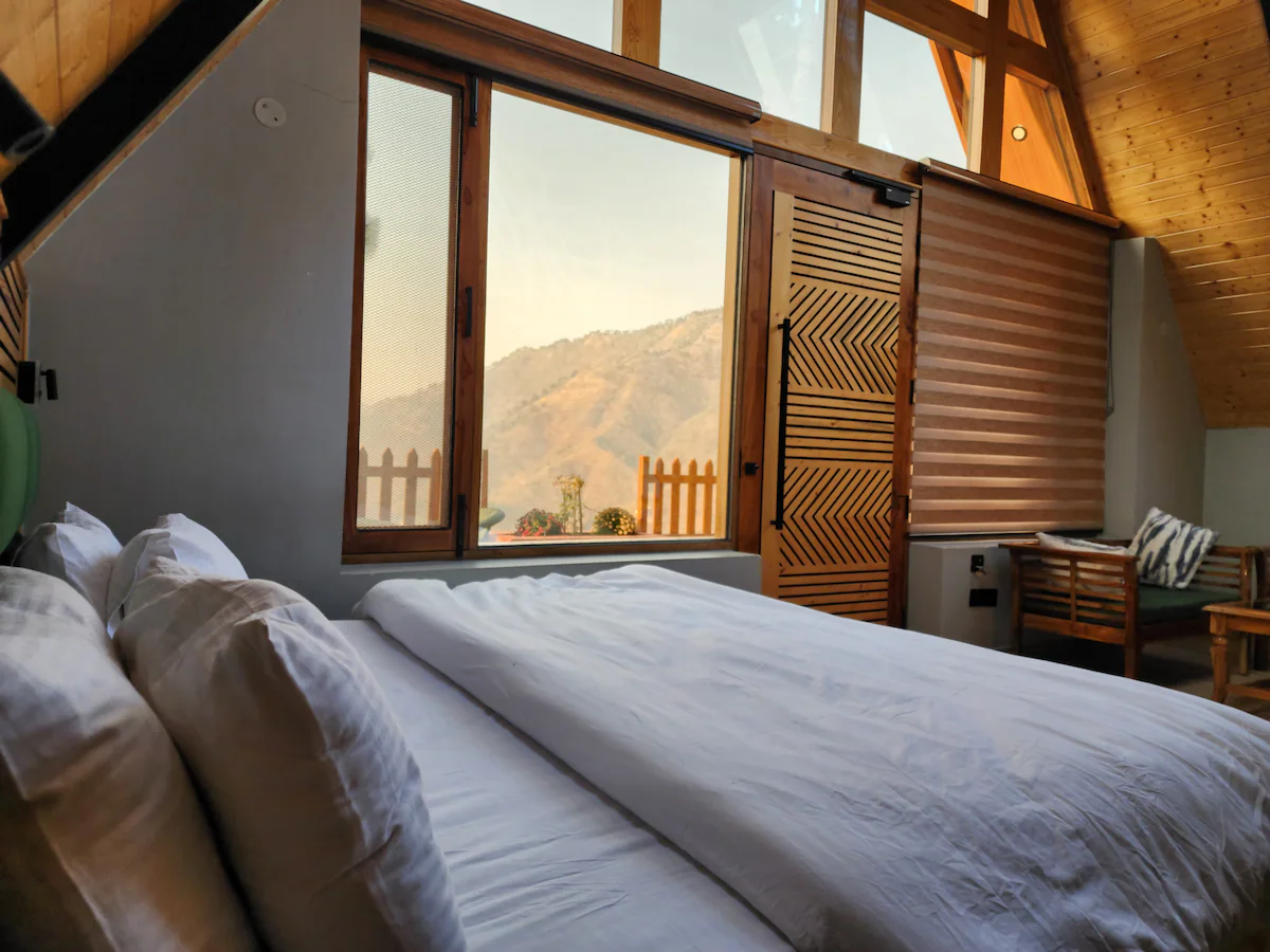 Luxury A Cabin | Sunken Hot Tub Dharampur