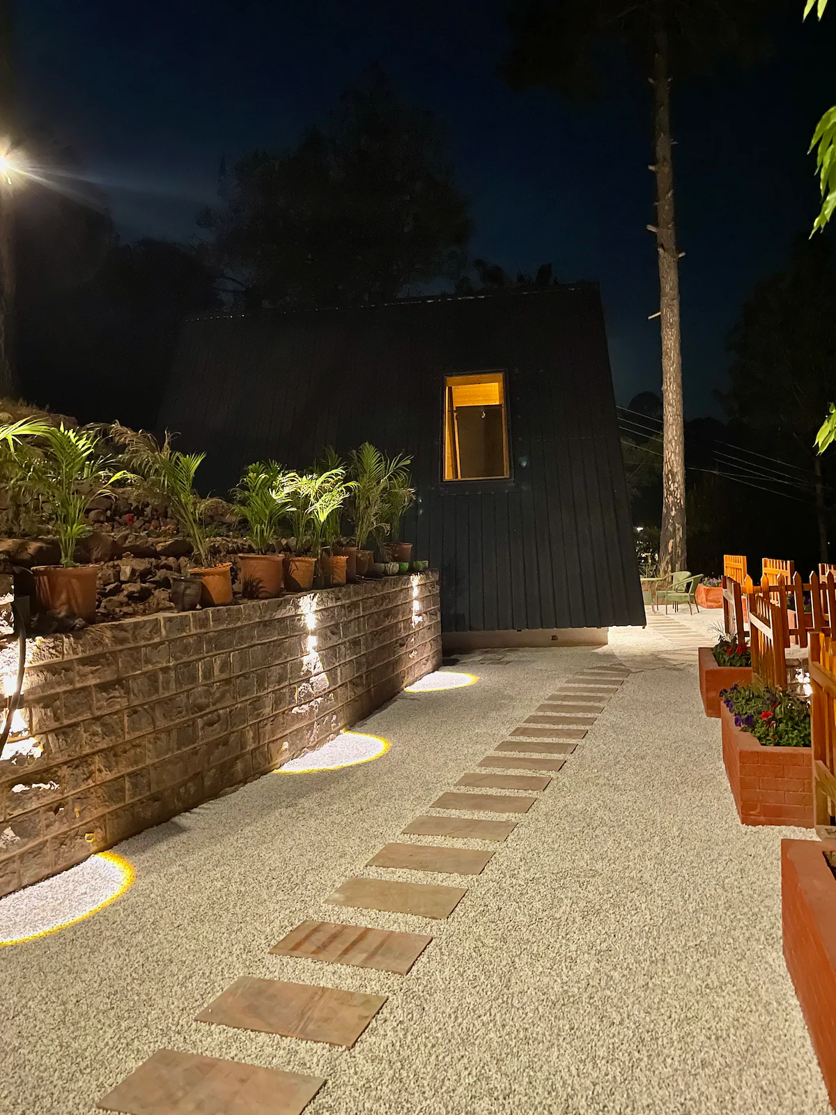 Luxury A Cabin | Sunken Hot Tub Dharampur