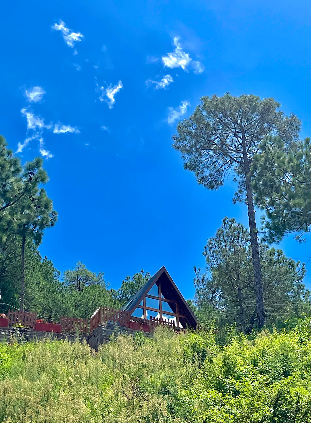 Luxury A Cabin | Sunken Hot Tub Dharampur