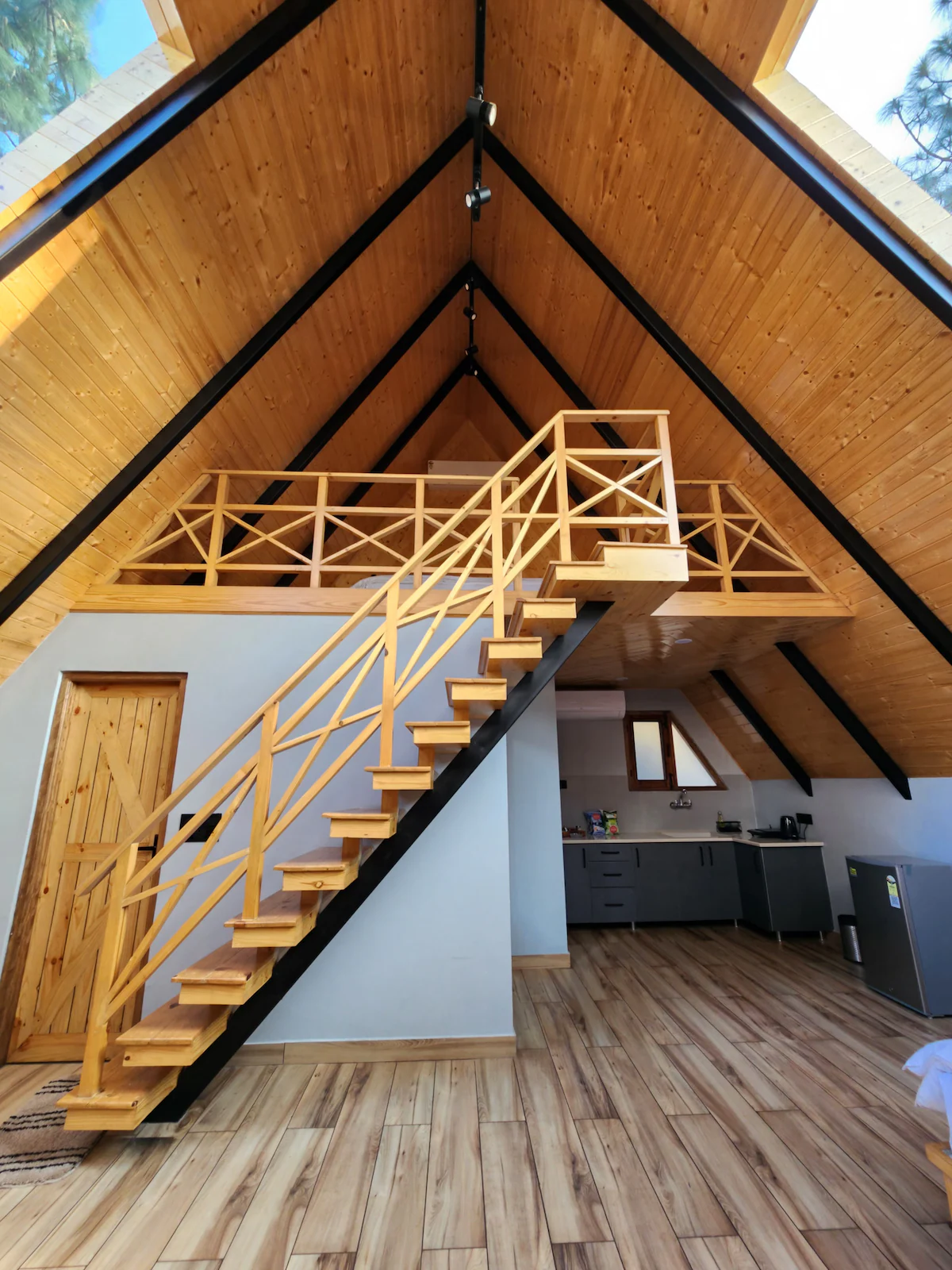 Luxury A Cabin | Sunken Hot Tub Dharampur