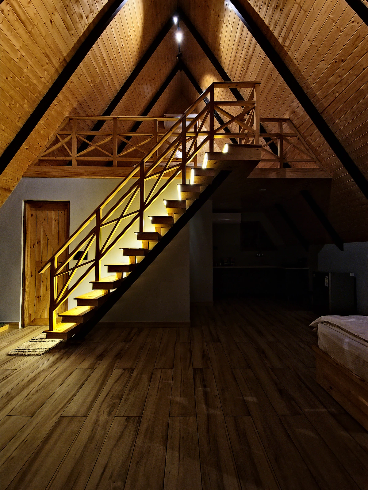 Luxury A Cabin | Sunken Hot Tub Dharampur