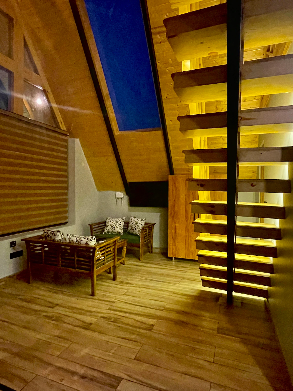 Luxury A Cabin | Sunken Hot Tub Dharampur